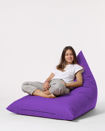 Atelier Del Sofa Pyramid Big Bed Pouf - Púrpura